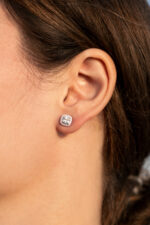 Stylish diamond earrings