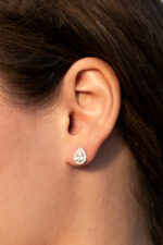 Stylish diamond earrings